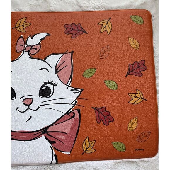Disney Aristocats Marie Anti Fatigue Kitchen Mat Rug 18”x30” Fall Leaves NEW - Picture 6 of 10